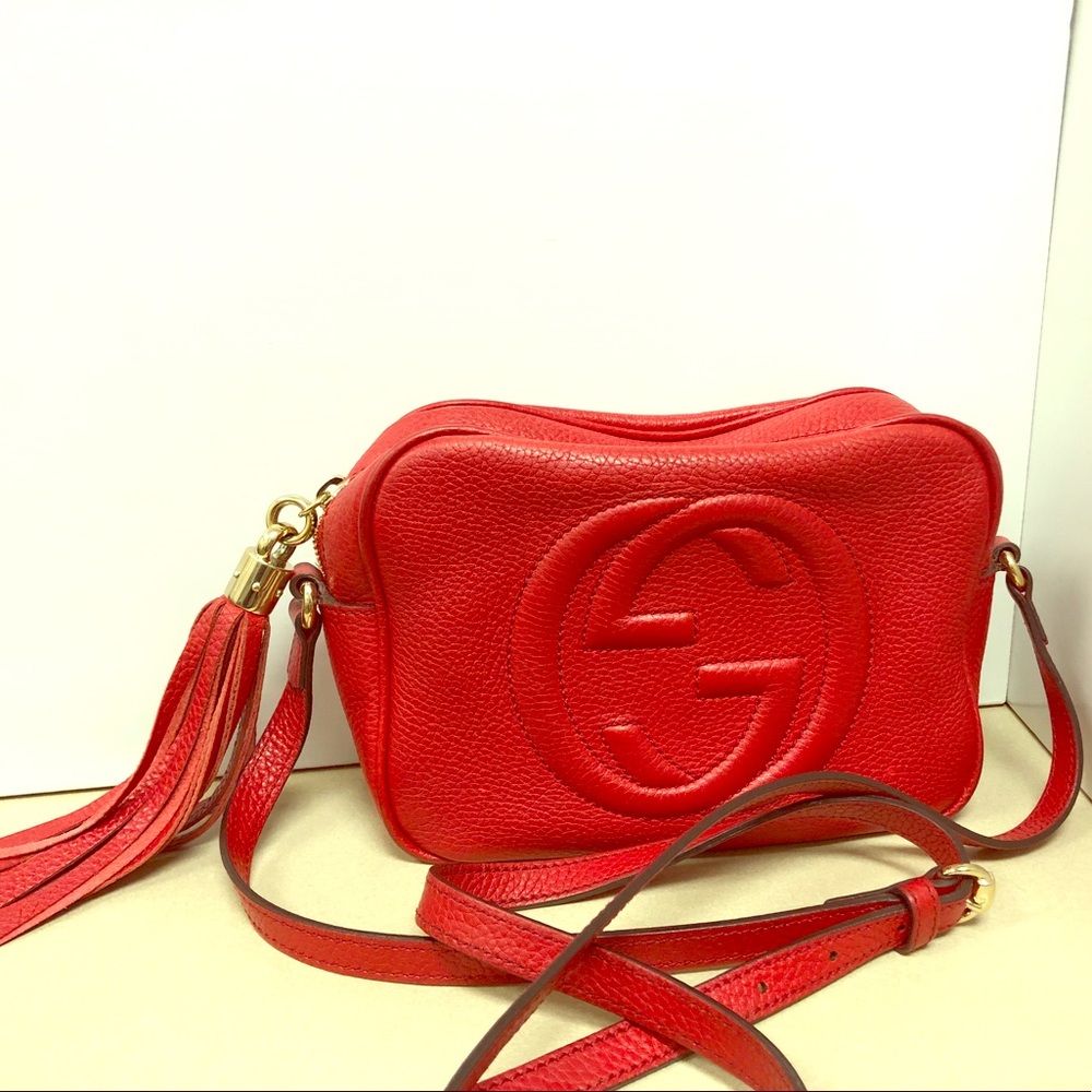 Red Gucci Disco Bag